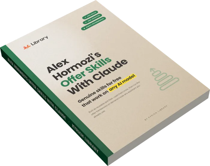 Alex Hormozi's Offer Skills With Claude cover